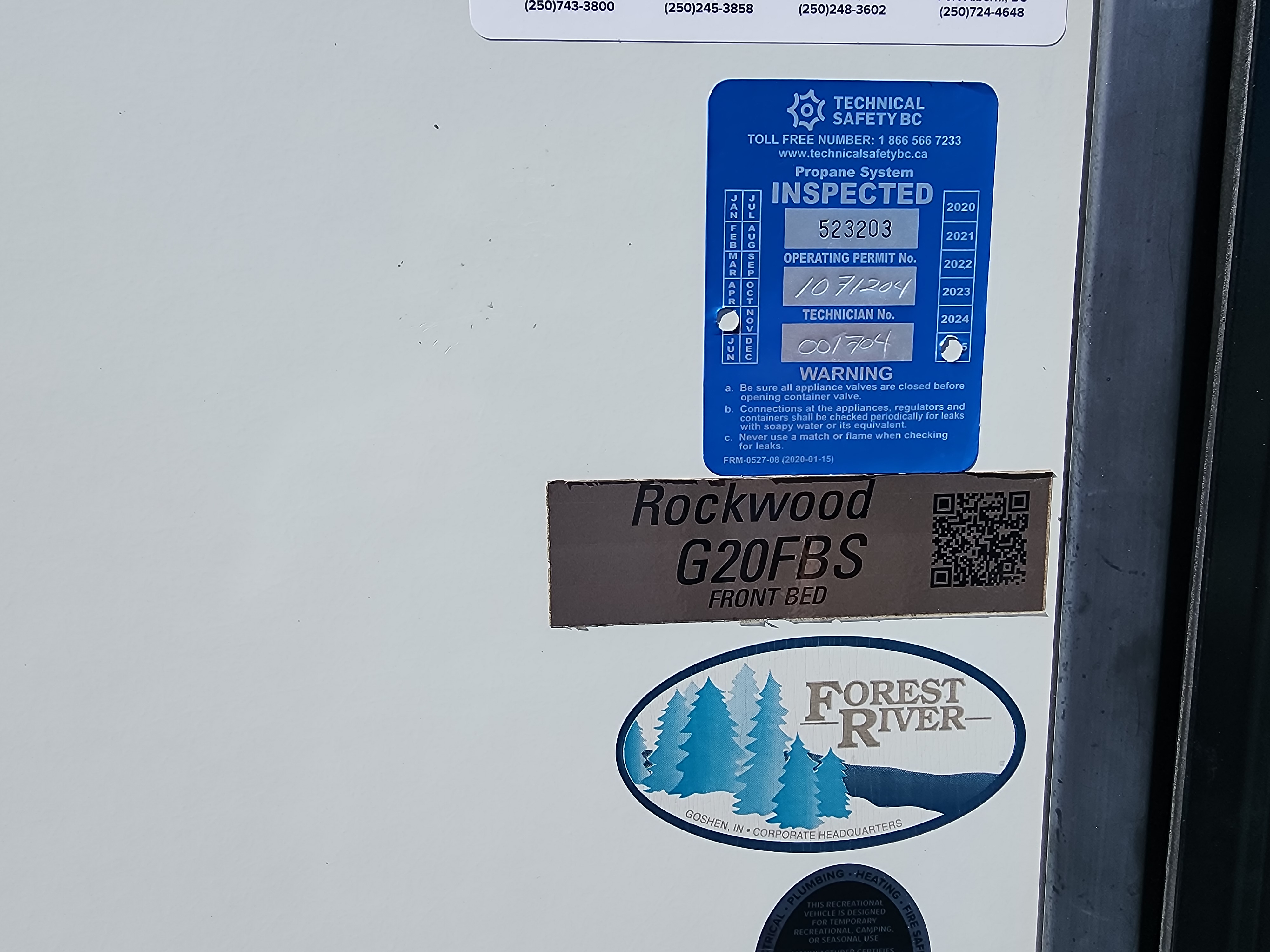 2024 FOREST RIVER Rockwood Geo Pro G20FBS TRAVEL TRAILER